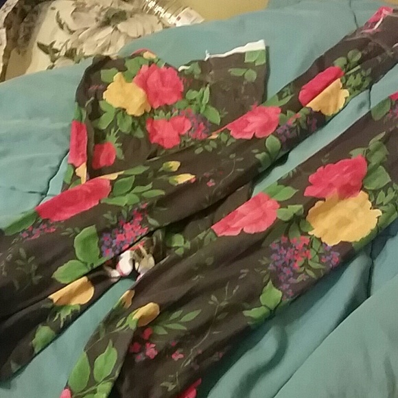 ModCloth- Floral Tights (FREE)