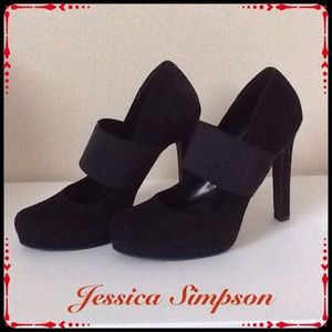 Jessica Simpson Black Suede Pump