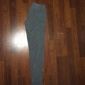 Gray Polka-Dot Leggings