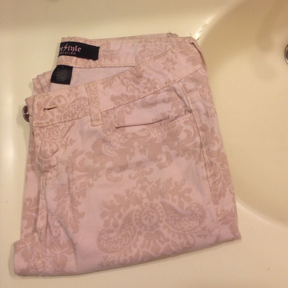 Pink jeans