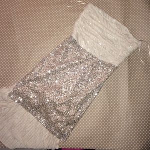 High~Low Strapless Mini Dress