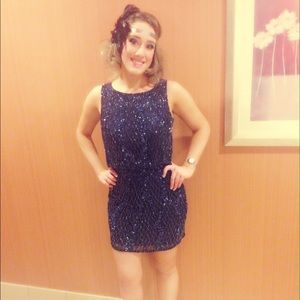 Beautifully Gatsby style beaded dress