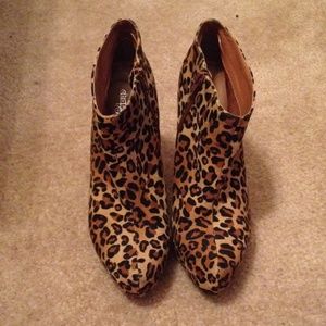 Cheetah print heels