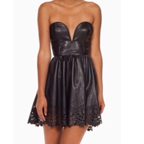 Rehab Dresses & Skirts - 🎉Host Pick🎉 Rehab Brand leather dress!!