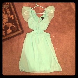 Side cut out sundress