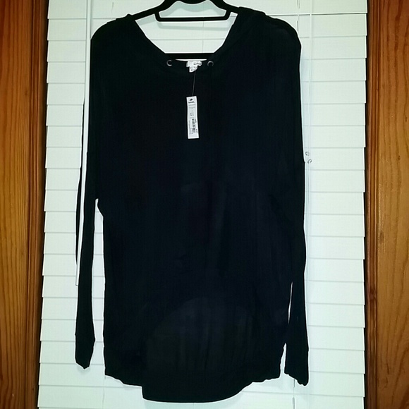 High low boyfriend hoody