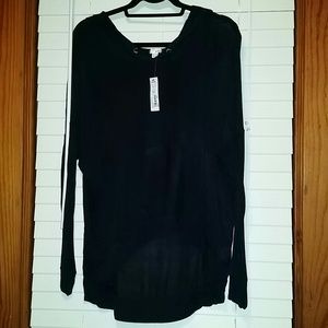 High low boyfriend hoody