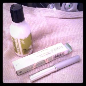 Clinique almost lipstick and handmaid lotion