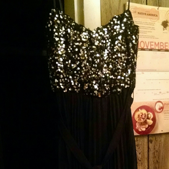 Black party dress