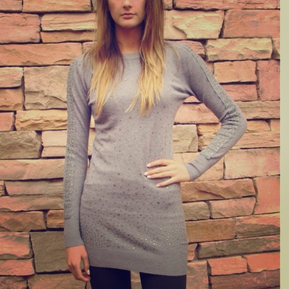 Grey sparkle sweater dress!!!
