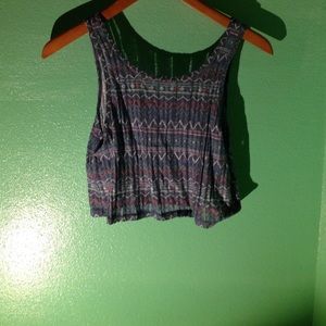 Aztec Cropped Tank