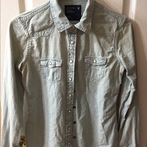 Button down Jean shirt