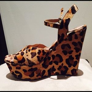 Steven Madden Animal Print Platforms