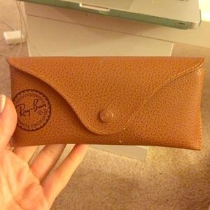 Brown Ray Bam sunglasses case