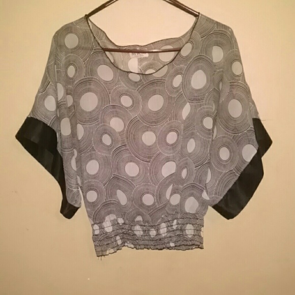 Black and white shirt