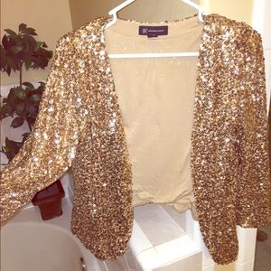 INC International Concepts Sequins jacket