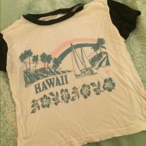 BRANDY MELVILLE HAWAII CROP TOP