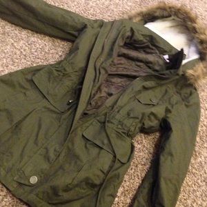 Army green light jacket