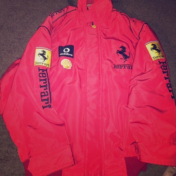ferrari red jacket perfect for red kicks