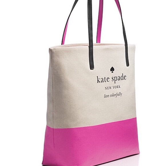 Kate Spade Bon Shopper Tote Purse - Picture 3 of 4