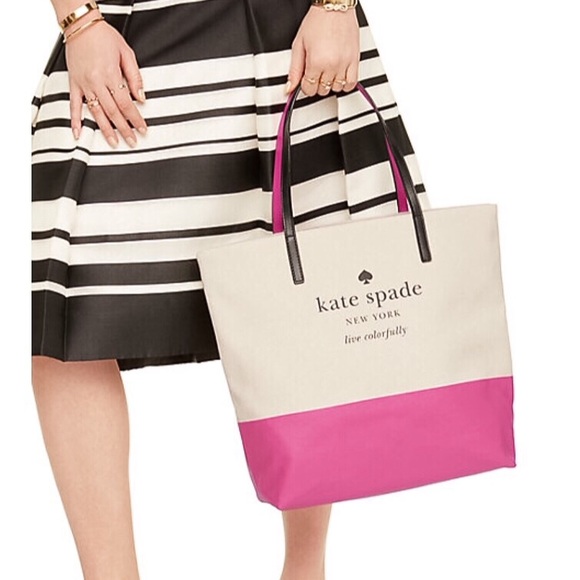 Kate Spade Bon Shopper Tote Purse - Picture 4 of 4