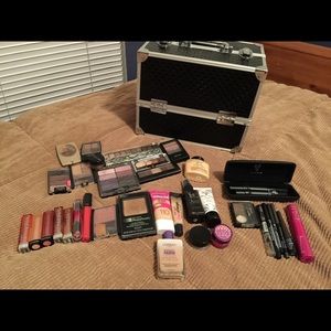 Makeup lot and case