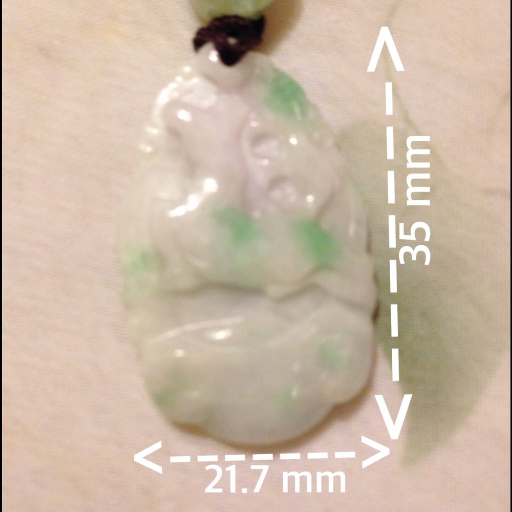 🌹this luck zodiac horse necklace is real jade🌹