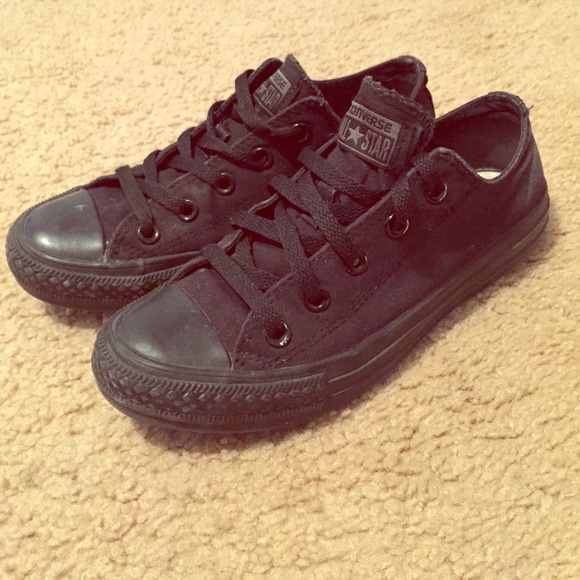 All black converse
