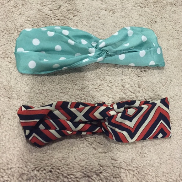Bundle: two NWOT Francesca's satin headbands! 🎀