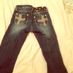 Miss Me Capri jeans girls size 14