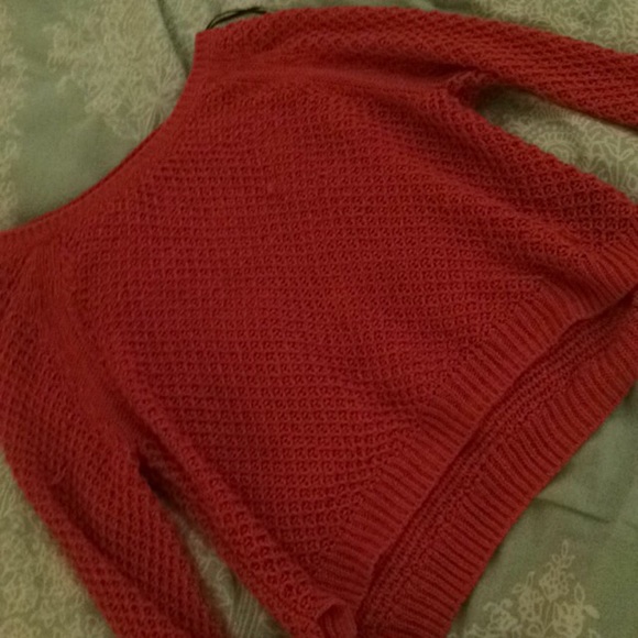 knit cropped sweater🌈