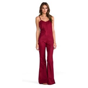 🌹305🌹Stone Cold Fox Red Jumpsuit