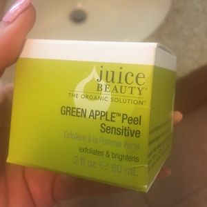 Green apple face peel