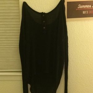 BRANDY MELVILLE KNIT BUTTON DOWN