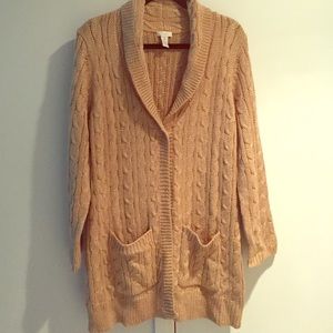 NWOT chico's metallic knit sweater