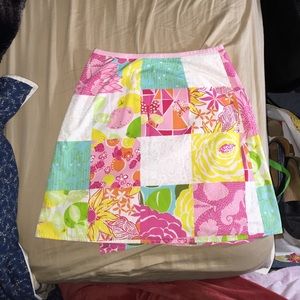 White Tag Lilly Pulitzer size 4 wrap skirt