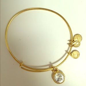 Alex & Ani: Clear Gem bracelet
