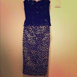 Victoria's Secret high waist leopard print skirt