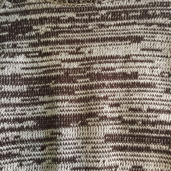 High-Low Brown and cream sweater !!! - Picture 2 of 2