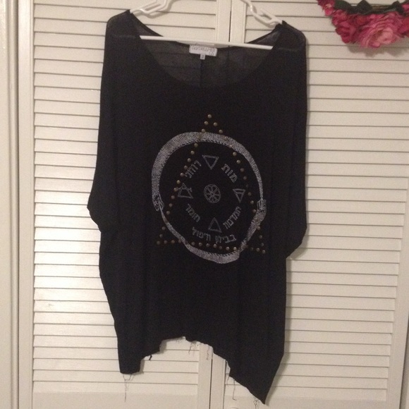 Urban Outfitters Black Oversized Tee