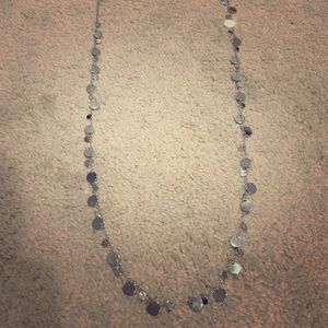 Long silver Lia Sophia necklace!