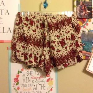 Brandy Melville Floral bottoms