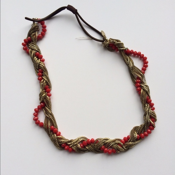 Red/Gold Hair Band