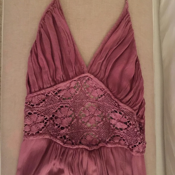 Long Crochet cutout Dress