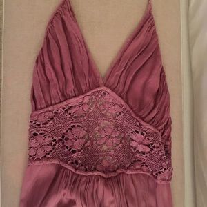 Long Crochet cutout Dress