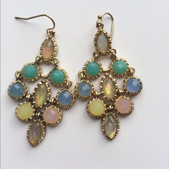 Pastel color earings
