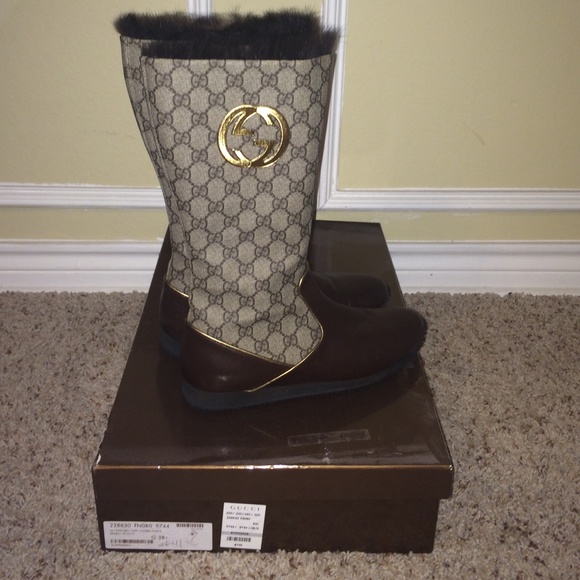 Authentic Gucci Boots GG Plus Boots