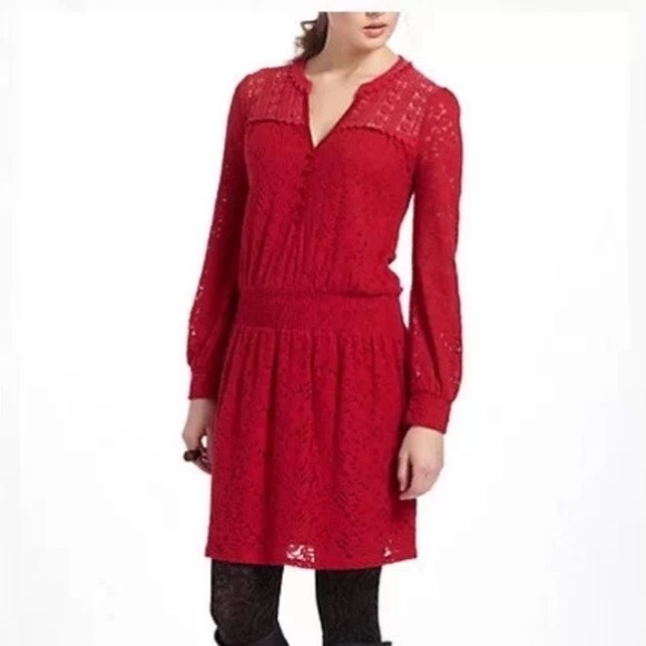 NWOT Anthropologie Field Day Peasant Dress Size S