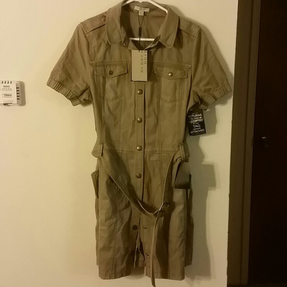 Burberry Denim Safari-style dress