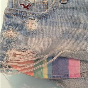 Destroyed Vintage Pocket Denim Shorts